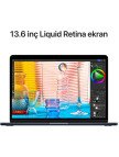 Apple MacBook Air M2 16GB 256GB SSD macOS 13" Taşınabilir Bilgisayar Gece Yarısı MC7X4TU/A